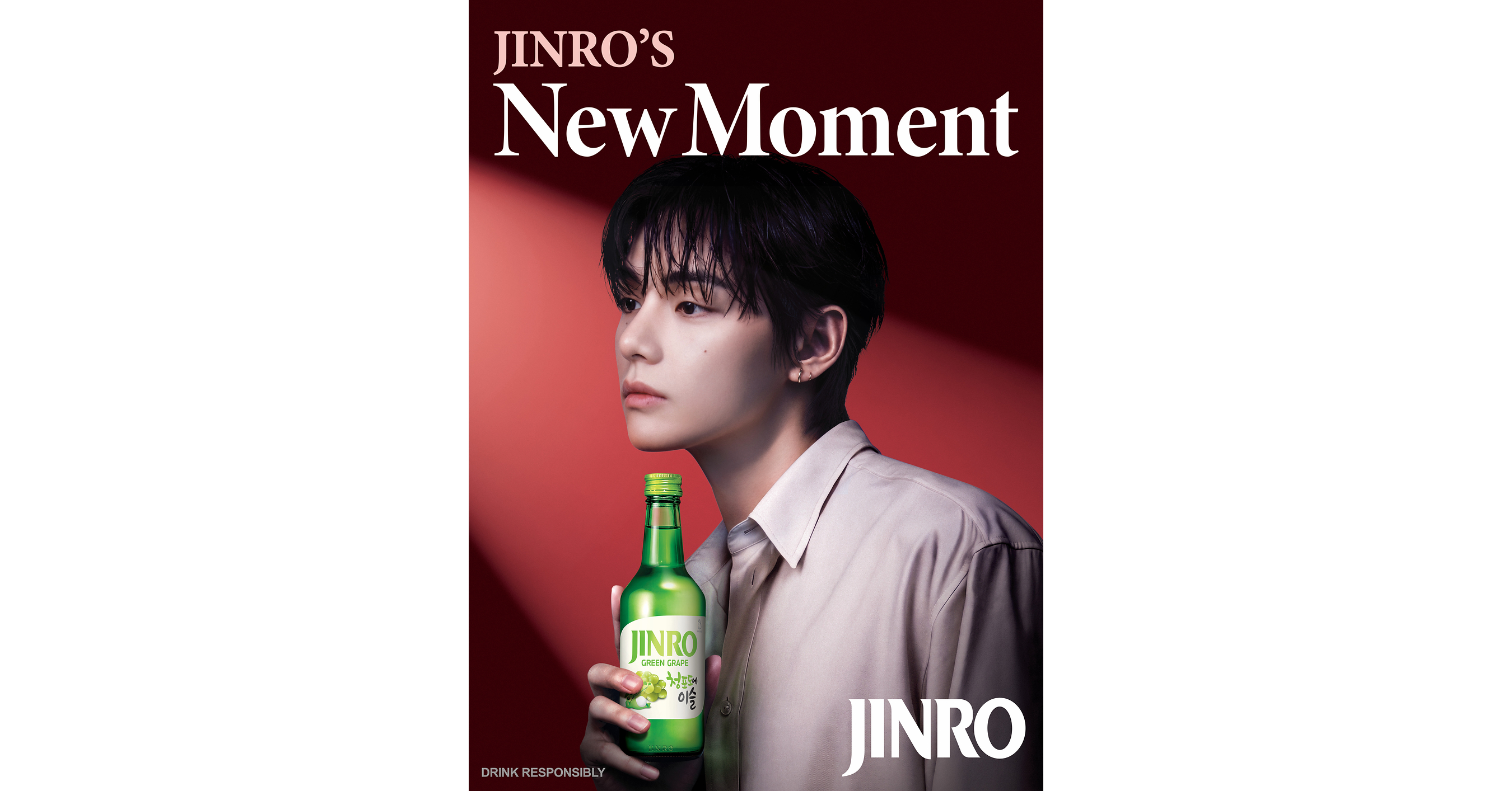 JINRO, die weltweit führende Soju-Marke, geht eine Partnerschaft mit V von BTS ein