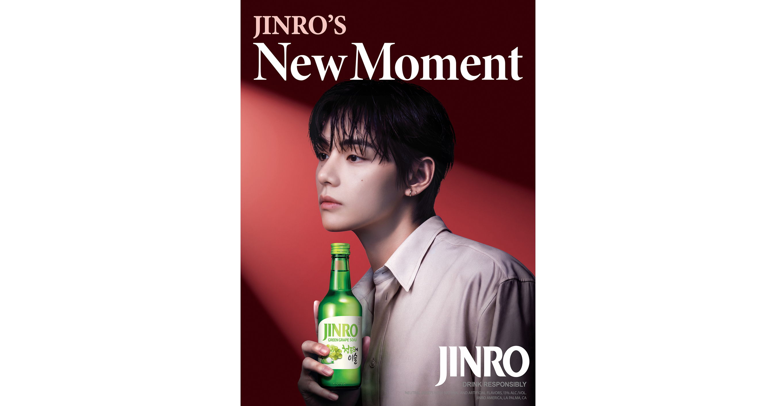JINRO, the World's No. 1 Soju Brand, Partners with V of BTS