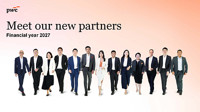  PwC Singapore welcomes 13 new partners—majority of which work with AI, technology and data