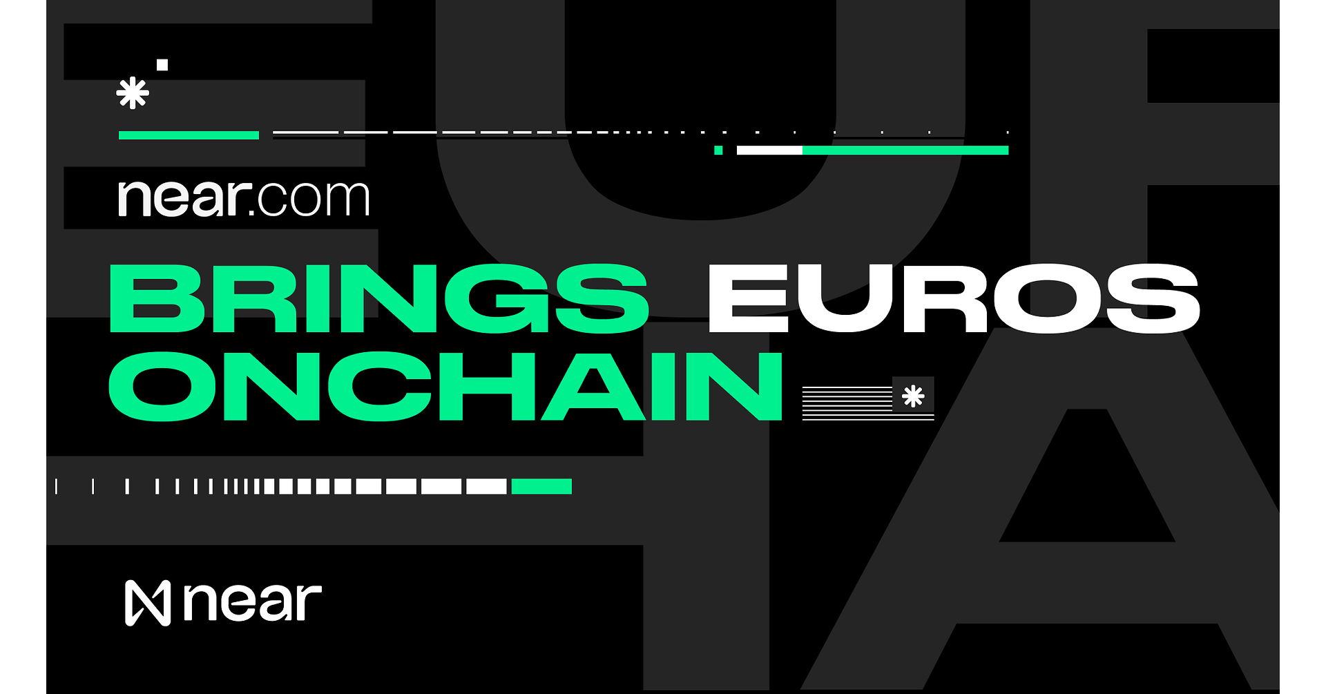 near.com Brings Euros Onchain, Enabling EU Users to Trade Across Crypto Markets Confidentially Using Their Own Wallets