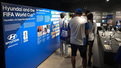 Young athletes from Metropolitan Oval Academy participate in a FIFA World Cup 2026™ experience at FIFA Museum and NYNJ Stadium as part of Hyundai Motor’s “Next Starts Now” campaign, in collaboration with NYFEST.