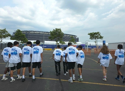 Young athletes from Metropolitan Oval Academy participate in a FIFA World Cup 2026™ experience at FIFA Museum and NYNJ Stadium as part of Hyundai Motor’s “Next Starts Now” campaign, in collaboration with NYFEST.
