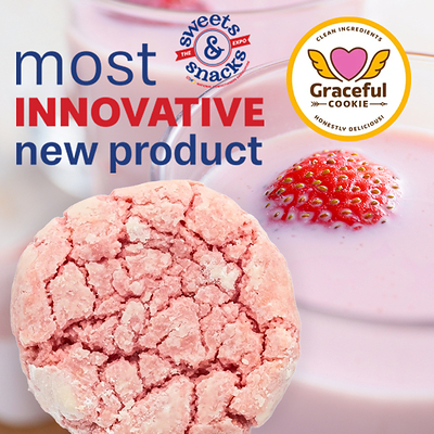 Strawberry Milkshake Cookie Wins Sweets & Snacks' Most Innovative