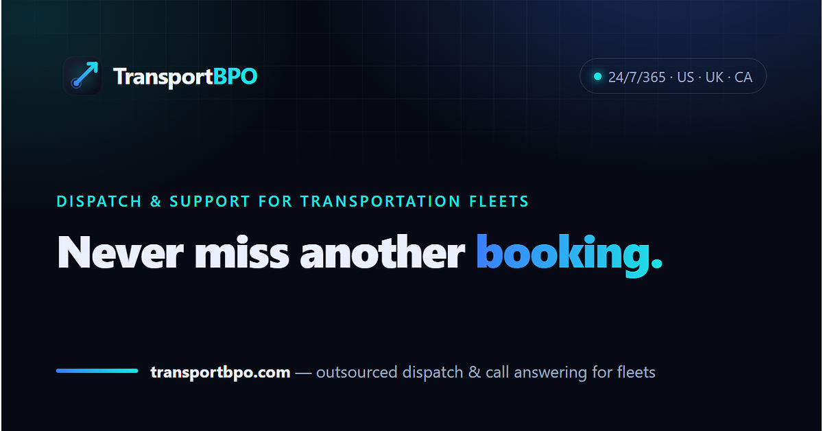 TransportBPO Brings 24/7 Outsourced Dispatch and Call Center Support to Transportation Companies Across North America, the UK and Australia
