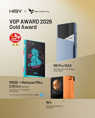 HIBY VGP SUMMER 2026 GOLD AWARDED PRODUCTS LIST HIBY VGP SUMMER 2026 GOLD AWARDED PRODUCTS LIST