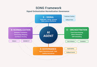 The SONG Framework is a diagnostic and design framework that identifies whether an AI agent is positioned to scale, or stall.