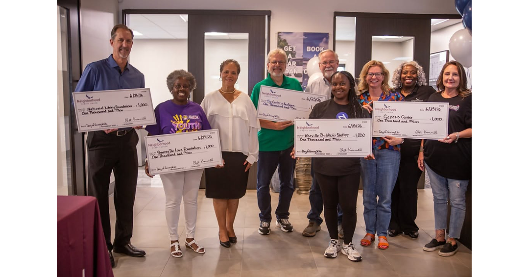 Neighborhood Credit Union Honors Five Nonprofits During Annual Day of Giving in Kaufman County