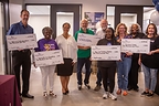 Five local Kaufman Non-Profits were each presented with $1,000 donations during their annual Day of Giving.