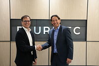Mike Cormier, président d'Englobe, et Jonathan Duguay, président de Pluritec