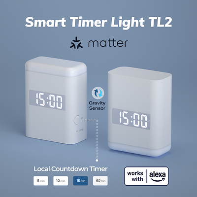 THIRDREALITY Introduces Smart Timer Light TL2, Its First Matter over Wi-Fi Device with 60GHz Presence Sensing