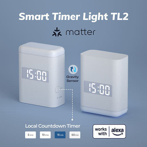 First Matter over Wi-Fi Device with 60GHz Presence Sensing—Smart Timer Light TL2