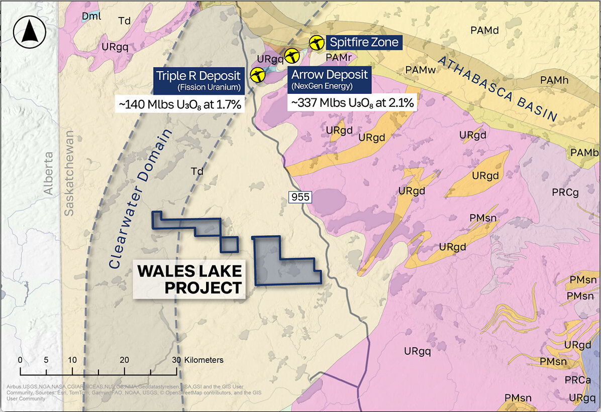 Figure 2: Wales Lake Project Geology Map Figure 2: Wales Lake Project Geology Map
