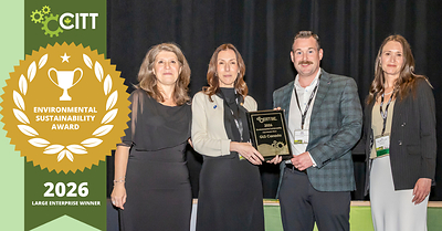 GLS Canada reçoit le Prix du développement durable du CITT