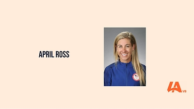 Three-time Olympic medalist April Ross Three-time Olympic medalist April Ross
