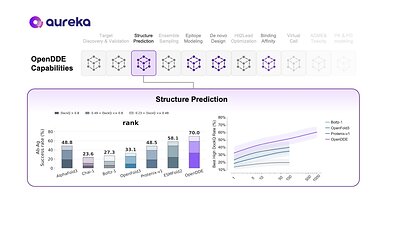 Image 1. OpenDDE capabilities and structure prediction overview. Source: Aureka AI Research.