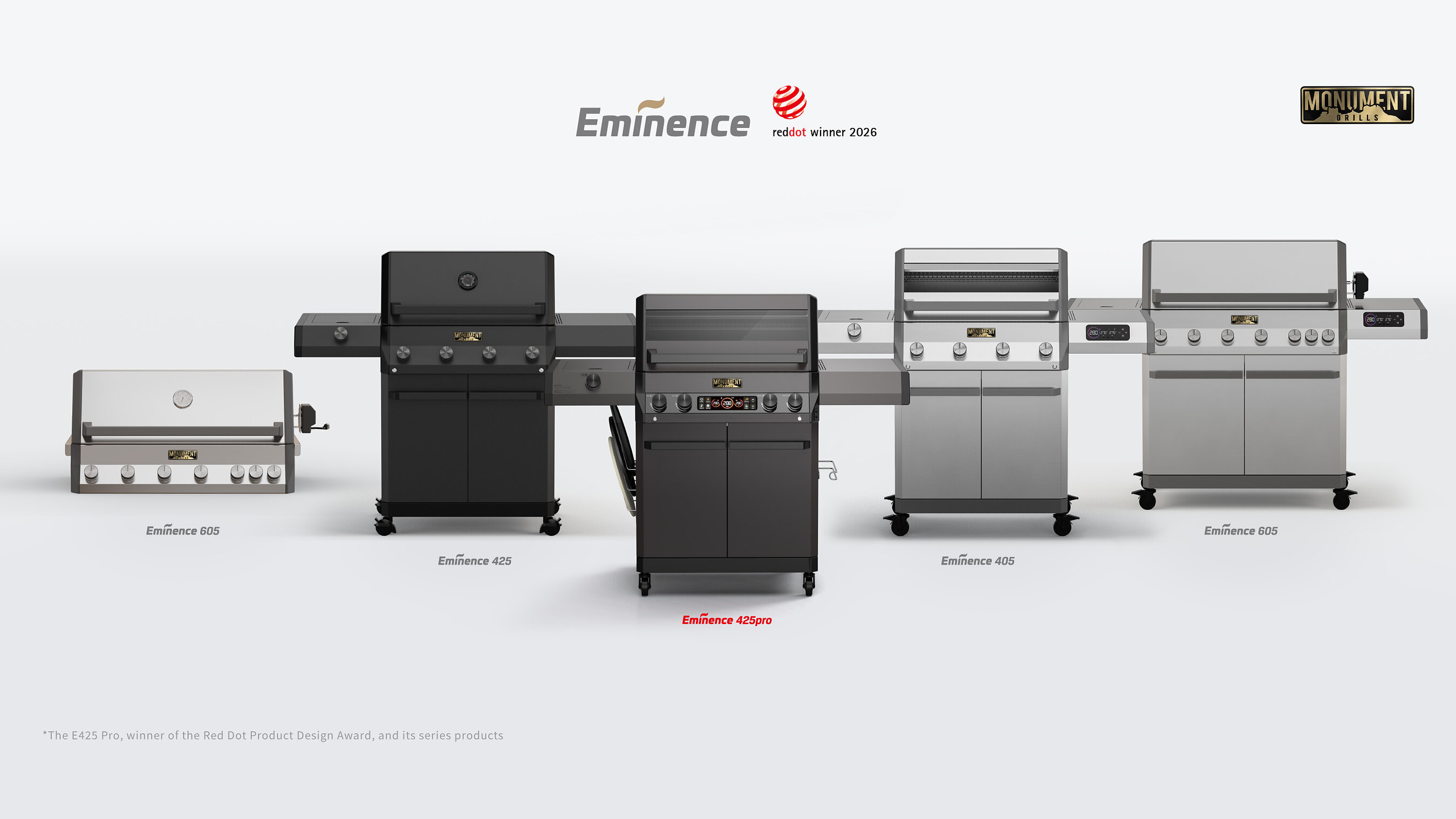 Monument Grills saa Red Dot -palkinnon muotoilusta