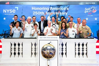 U.S. military celebrated America's 250th at NYSE.