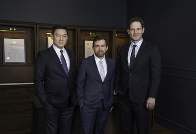 Partners at Armstrong Lee & Baker LLP: Joshua Lee, Scott Armstrong & C.J. Baker