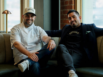 Chef Tony Messina and CEO Diego Torres-Palma. Photo Credit: Shelby Moore