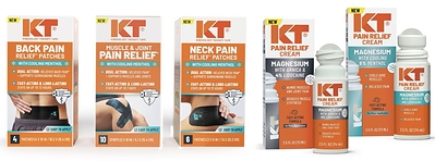 KT Pain Relief Product Line