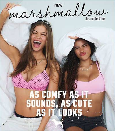 Victoria's Secret PINK's new Marshmallow Bra Collection, launching on July 8, 2026