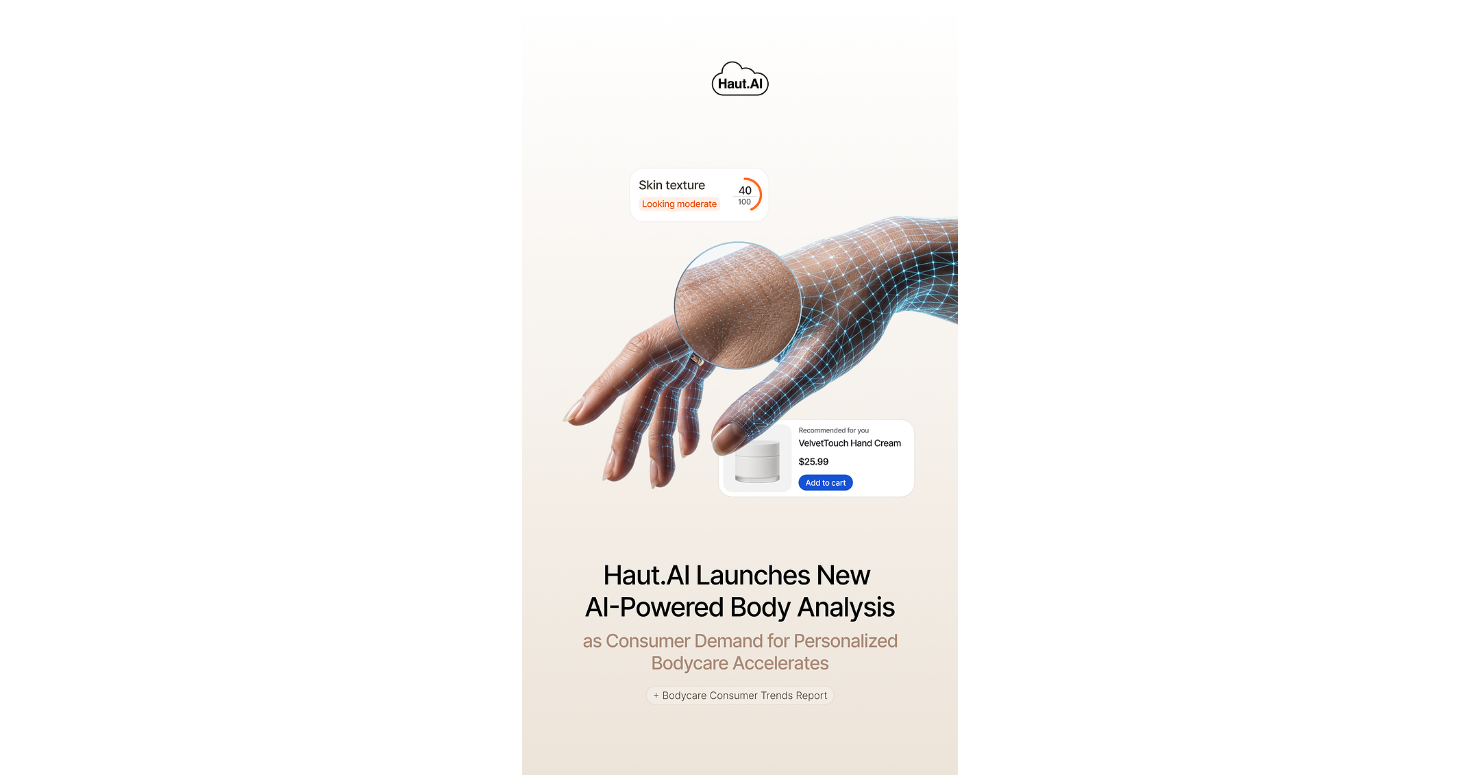 Haut.AI Launches New AI-Powered Body Analysis as Consumer Demand for Personalized Bodycare Accelerates