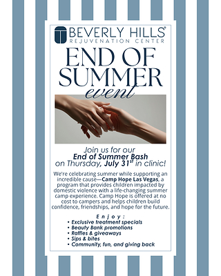 Beverly Hills Rejuvenation Center Partners with SafeNest Las Vegas to Support Camp Hope This Summer