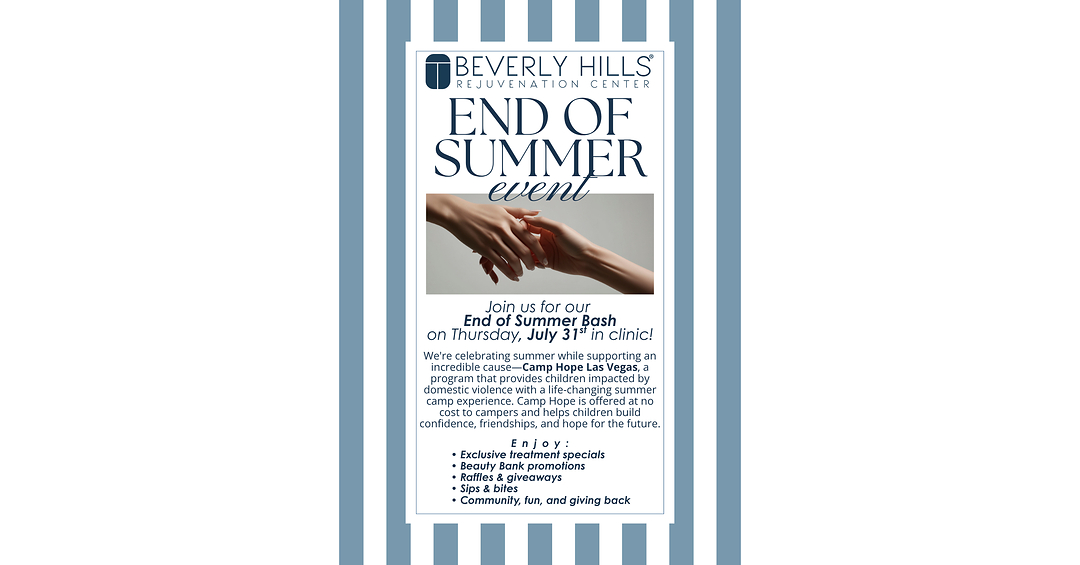 Beverly Hills Rejuvenation Center Partners with SafeNest Las Vegas to Support Camp Hope This Summer