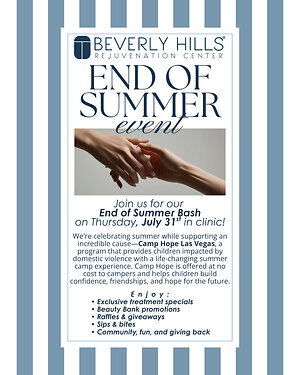 Beverly Hills Rejuvenation Center Partners with SafeNest Las Vegas to Support Camp Hope This Summer