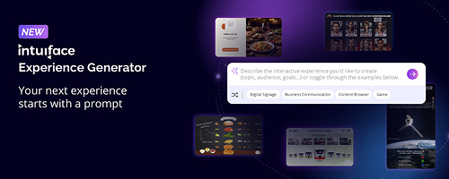 Generate interactive experiences for physical spaces using nothing but a prompt