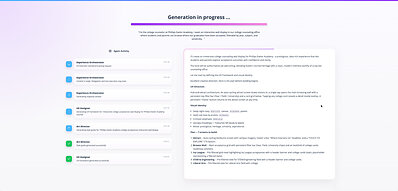 Our AI-based multi-agentic approach to interactive experience creation encodes best practices and optimal design techniques