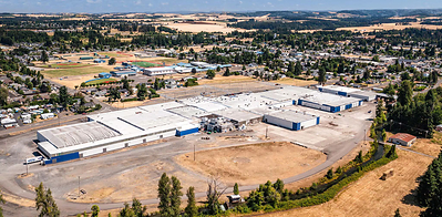 IRG's Santiam Industrial Center renovations included dramatically improving the property's appearance and functionality, creating a premier industrial campus in the heart of Oregon's Willamette Valley.