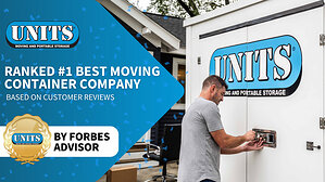 UNITS® Moving and Portable Storage Named Best Moving Container Company for Customer Reviews by Forbes Advisor