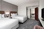 Updated two-room suites at Embassy Suites Charlotte Concord offer refreshed interiors designed for families, groups and business travelers.