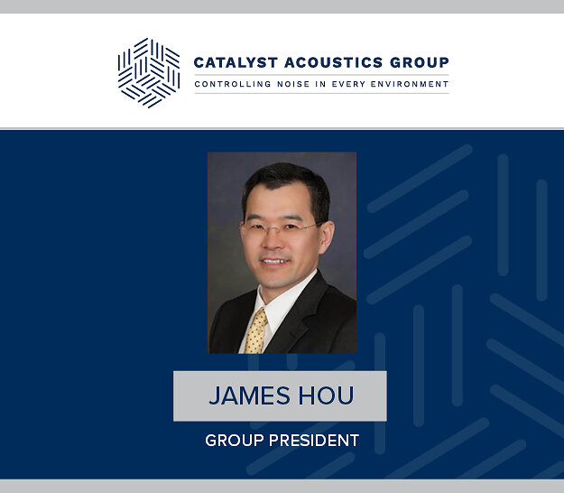 James Hou wird neuer Konzernpräsident bei Catalyst Acoustics Group