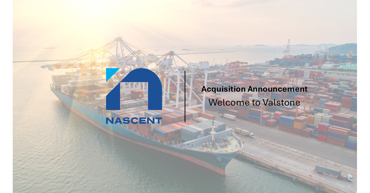 Valstone Acquires Nascent, Expanding Its Industrial Transportation Technology Platform
