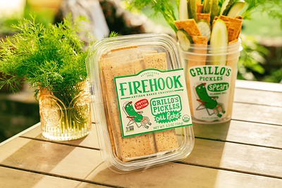 Firehook and Grillo’s Unite for a Limited-Edition Cracker That’s Bold, Briny and Craveable.