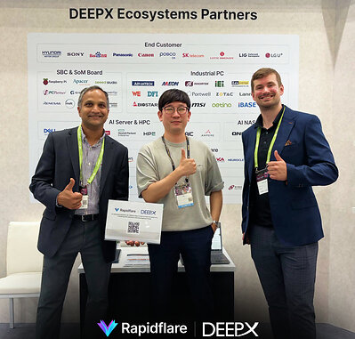 Rapidflare Partners with DEEPX to Drive Technical Intelligence for the Physical AI Ecosystem
