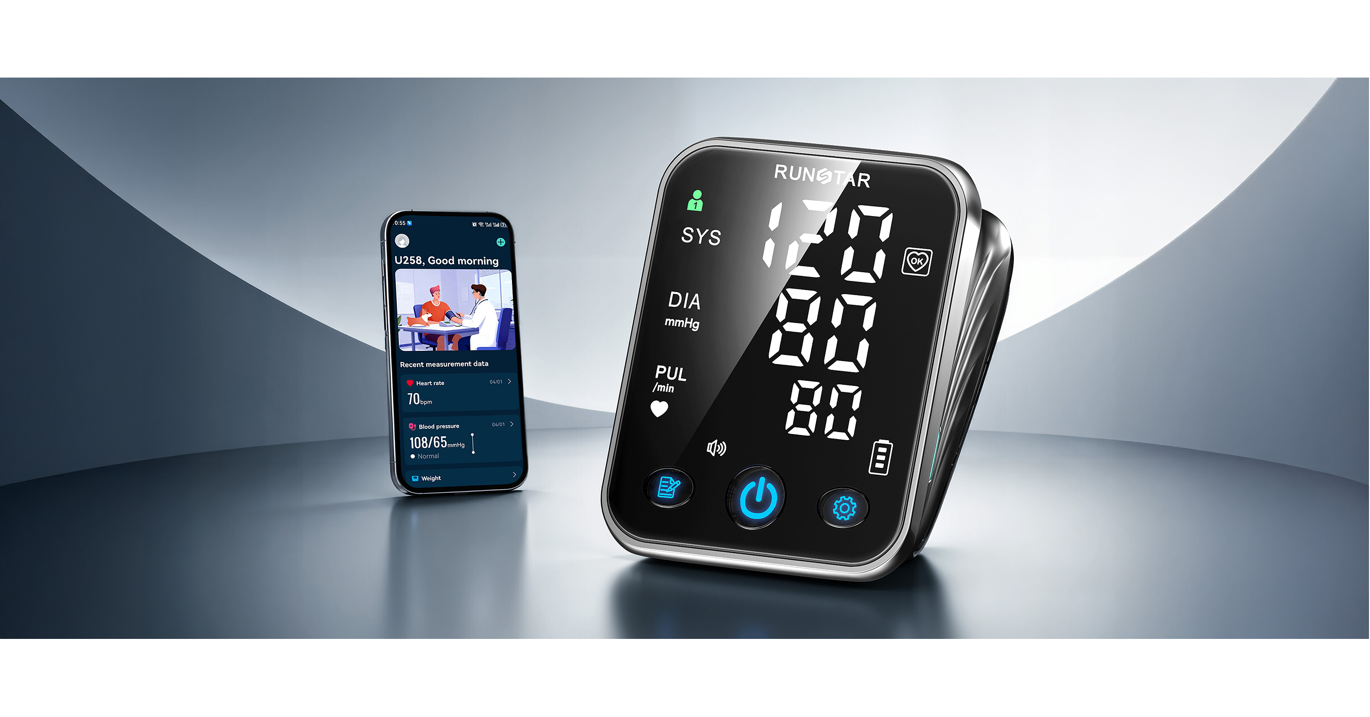 RunStar® Introduces New Smart Blood Pressure Monitor Designed for Easy At-Home Health Tracking