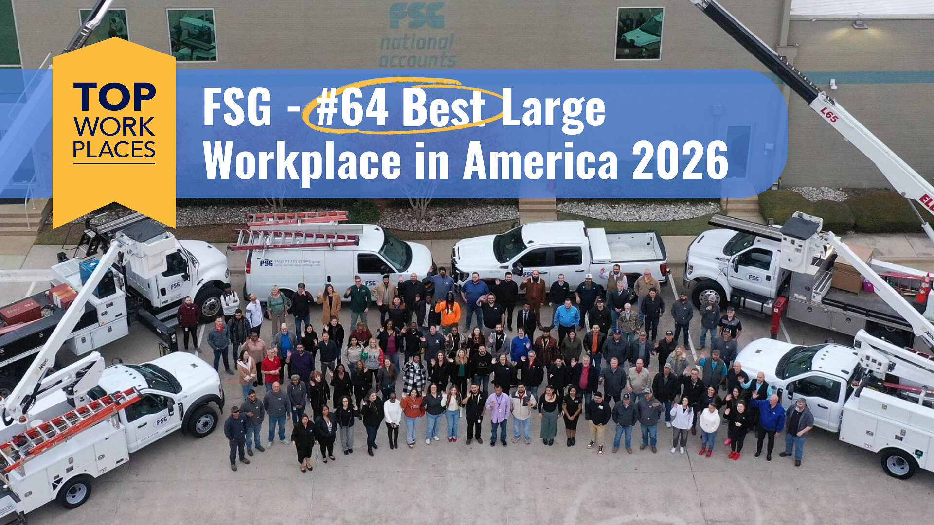 FSG Ranked #64 Nationally Among Large Employers on 2026 USA TODAY Top Workplaces List