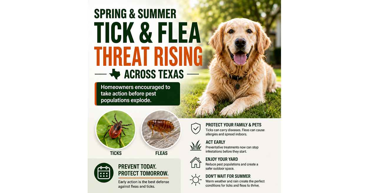 Summer Tick & Flea Threat Rising Across Texas, Warns Dr. Green Services
