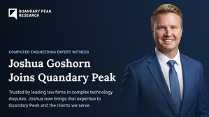 Nationally Recognized Computer Engineering Expert Witness Joshua Goshorn Joins Quandary Peak Research