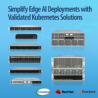 Supermicro vereenvoudigt Edge AI-implementaties met gevalideerde Kubernetes-appliances in samenwerking met Red Hat en Everpure