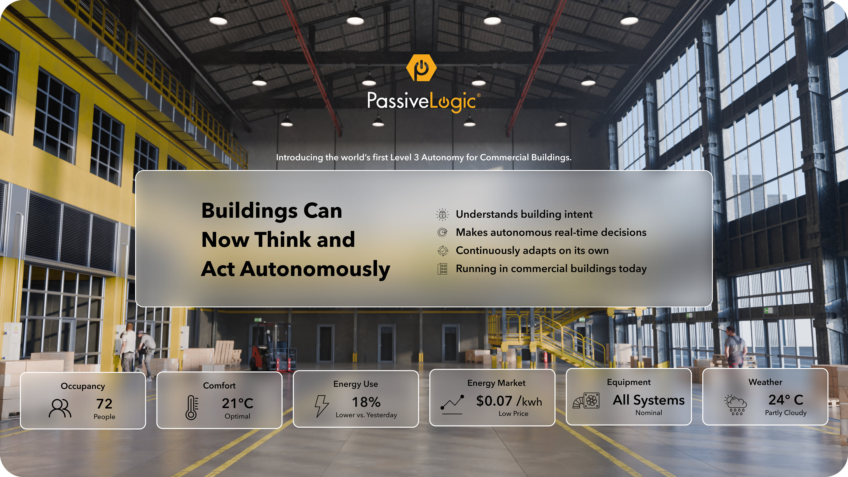 PassiveLogic launches Level 3 generative autonomy platform for buildings and industrial infrastructure
