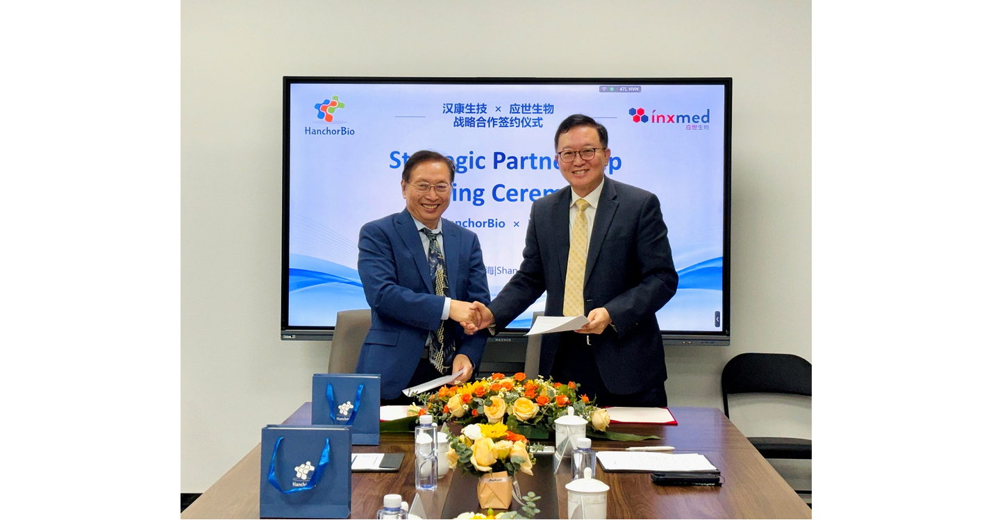 HanchorBio Tests Broader Ambitions for HCB101 Through InxMed Partnership HanchorBio Tests Broader Ambitions for HCB101 Through InxMed Partnership