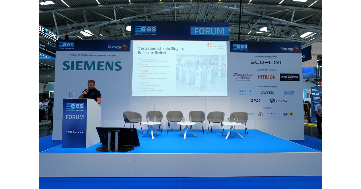 Felicitysolar refuerza su presencia europea en The Smarter E Europe 2026