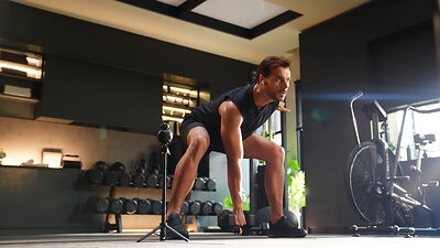 BodyPark ATOM captures users' movements during strength training, using its wide-angle camera and AI recognition to provide tracking, real-time feedback, and post-workout insights. BodyPark ATOM captures users' movements during strength training, using its wide-angle camera and AI recognition to provide tracking, real-time feedback, and post-workout insights.