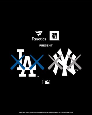 KAWS  x MLB Logo