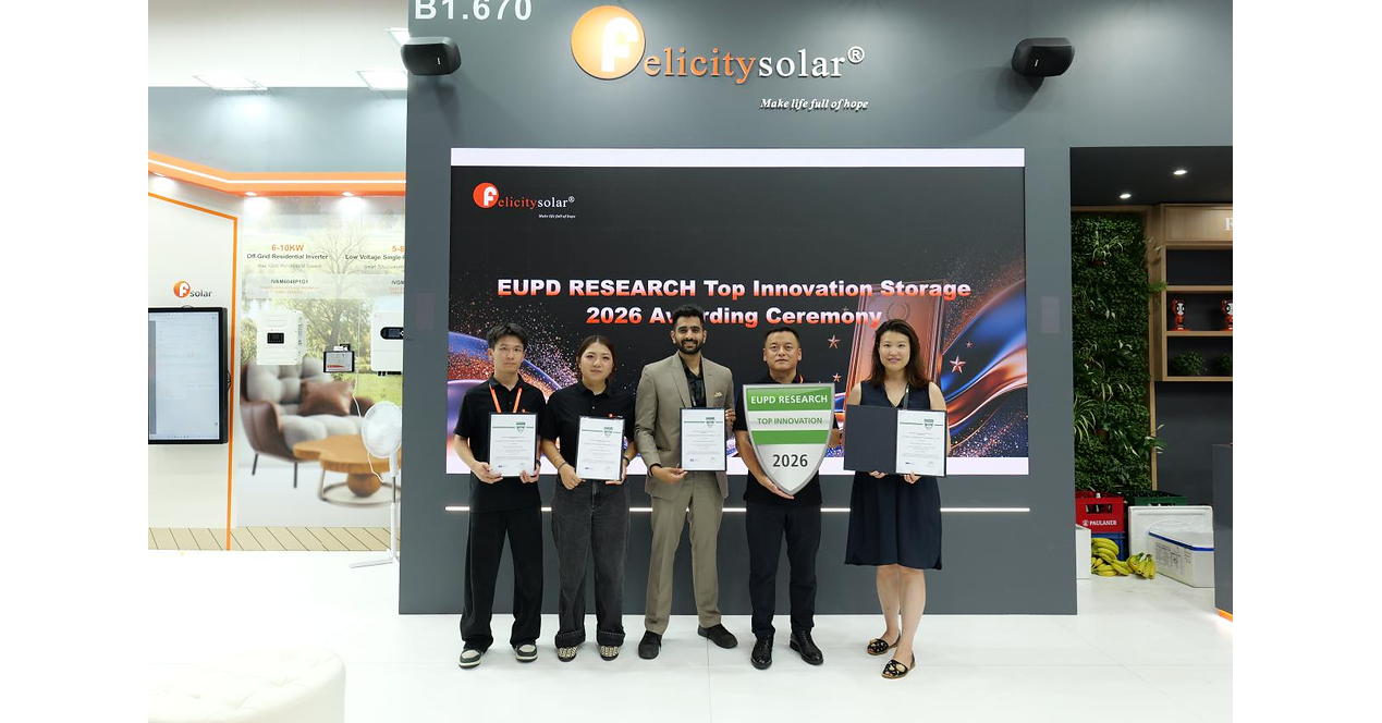 Felicitysolar umacnia pozycję na rynku europejskim, prezentując zintegrowane systemy magazynowania energii i inteligentnego zarządzania energią podczas targów The Smarter E Europe 2026 Felicitysolar umacnia pozycję na rynku europejskim, prezentując zintegrowane systemy magazynowania energii i inteligentnego zarządzania energią podczas targów The Smarter E Europe 2026