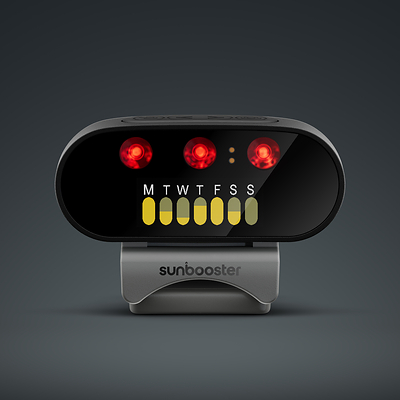 SunBooster tracking weekly near-infrared (NIR) light dosage